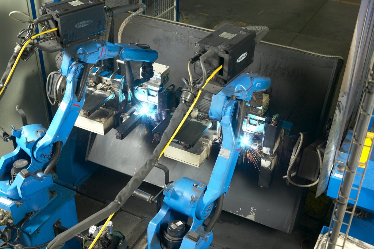 Robot de soudure metallurgie